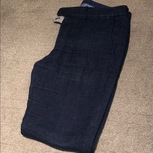Bonobos Blue Linen Dress Pants.